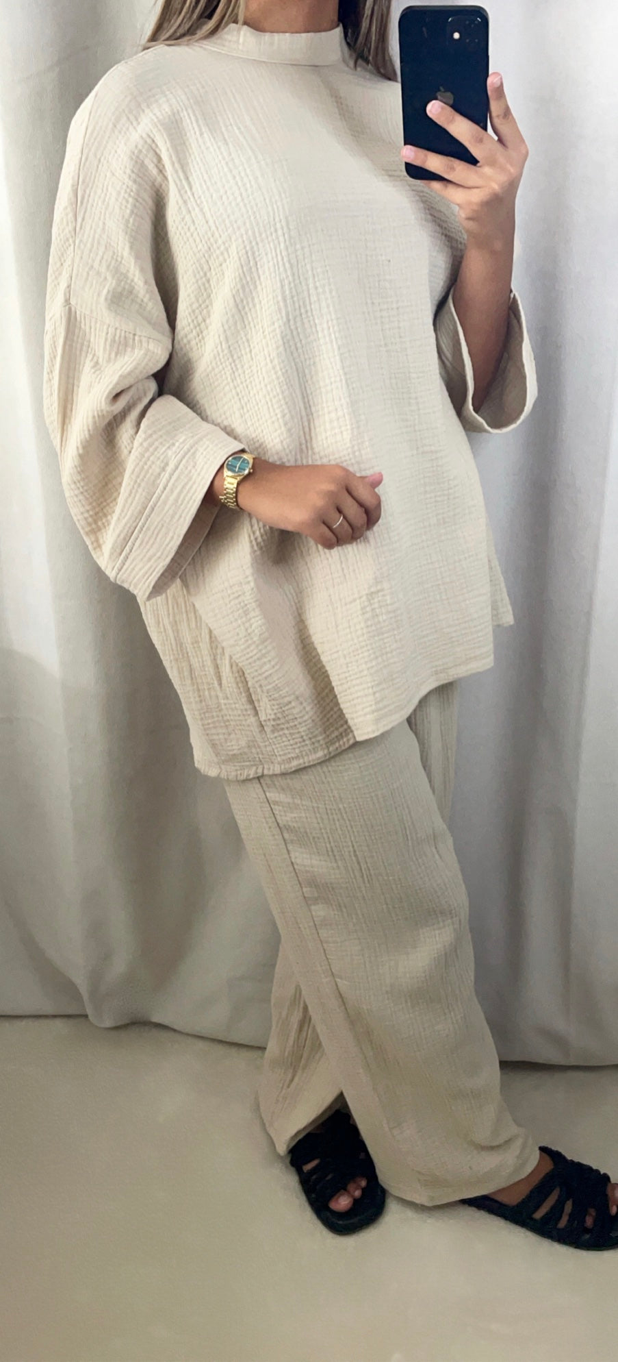 Ensemble gaz de coton