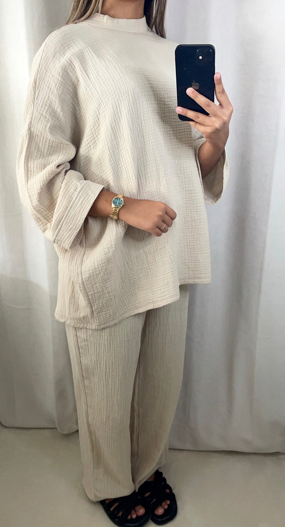 Ensemble gaz de coton