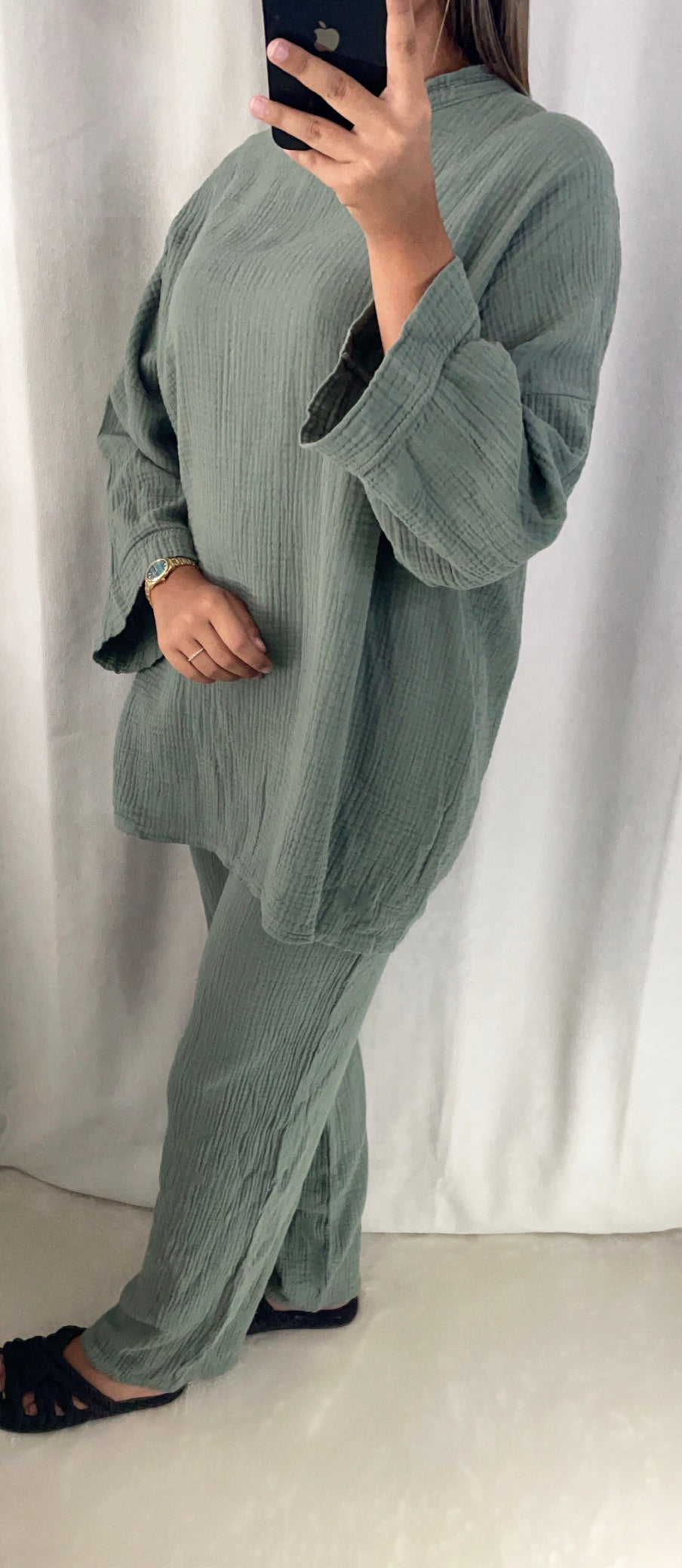 Ensemble gaz de coton