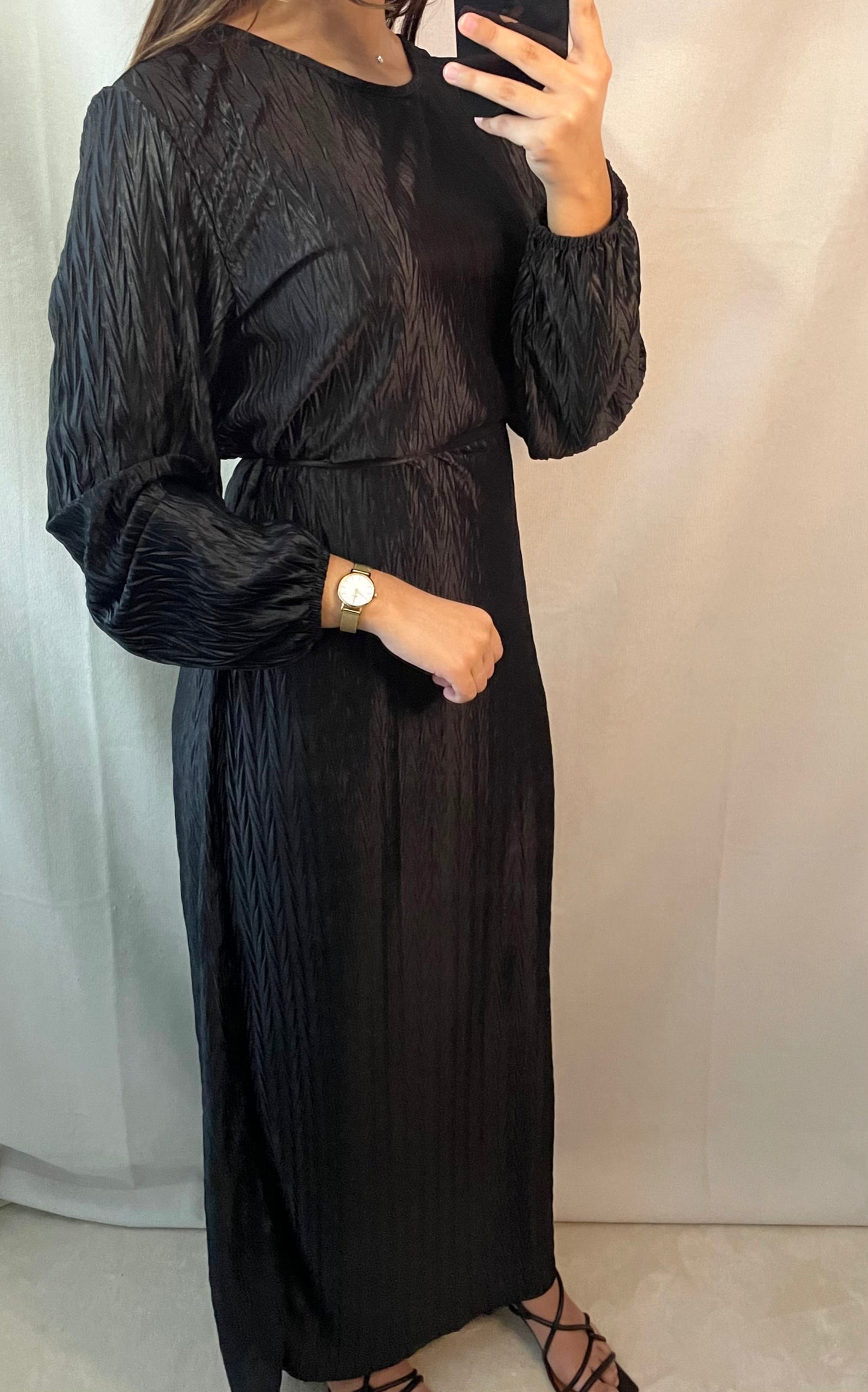 Robe longue noire