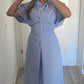 ROBE CHEMISE [BLEU FONCÉ]