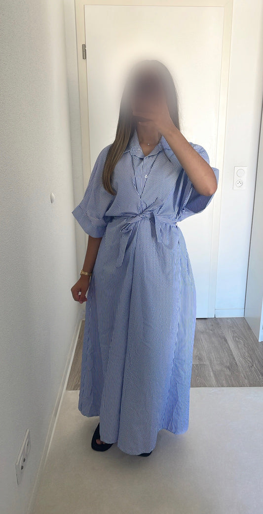 ROBE CHEMISE [BLEU FONCÉ]