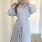 ROBE CHEMISE LONGUE [BLEU CLAIR]