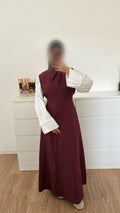 Ensemble blouse+robe [BORDEAU]