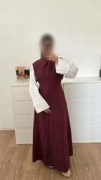 Ensemble blouse+robe [BORDEAU]