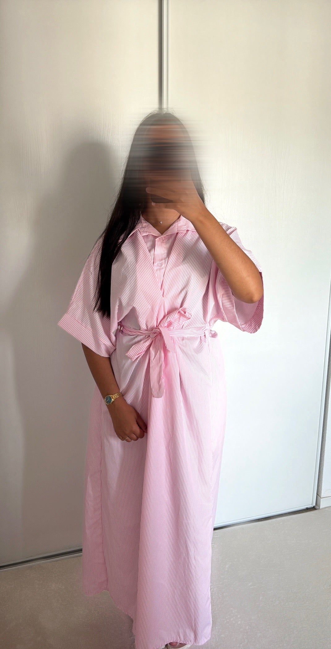 ROBE CHEMISE [ROSE]