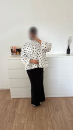 Chemise à pois [BLANCHE]