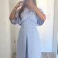 ROBE CHEMISE [BLEU CLAIR]