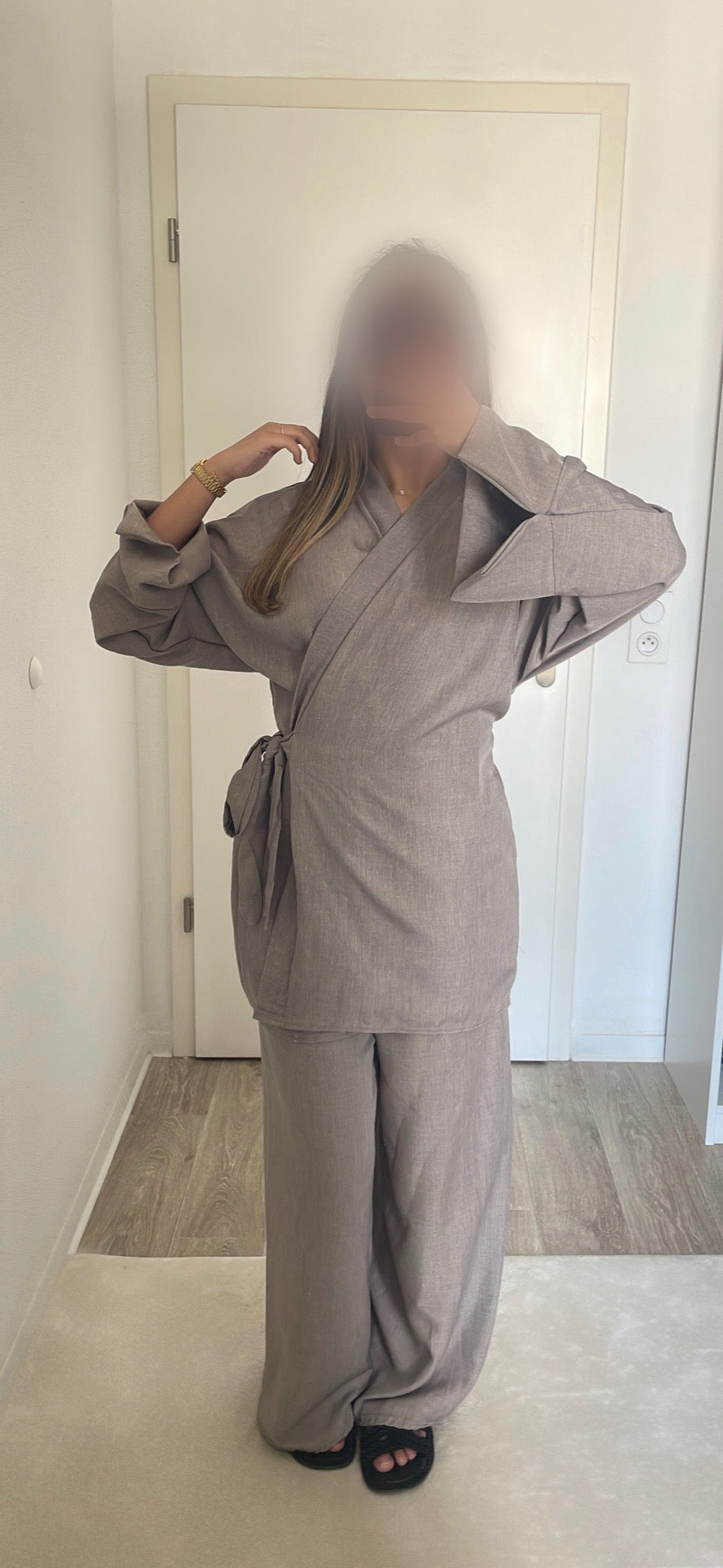 ENSEMBLE CINTRÉ [NUDE]