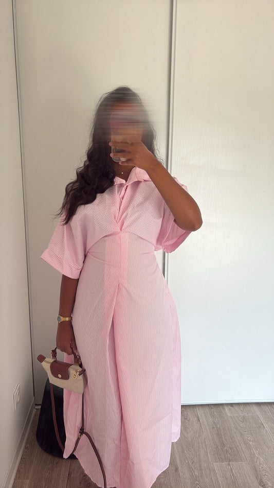 ROBE CHEMISE [ROSE]