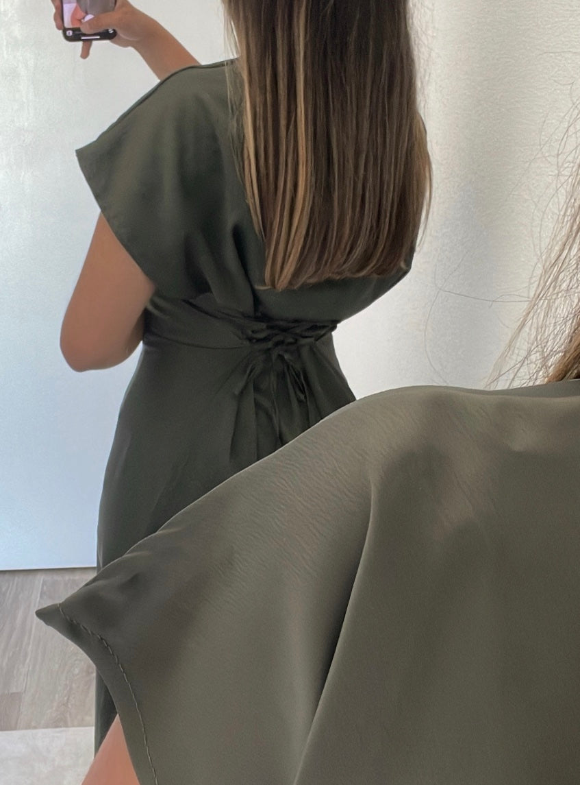 ROBE CORSET [KAKI]