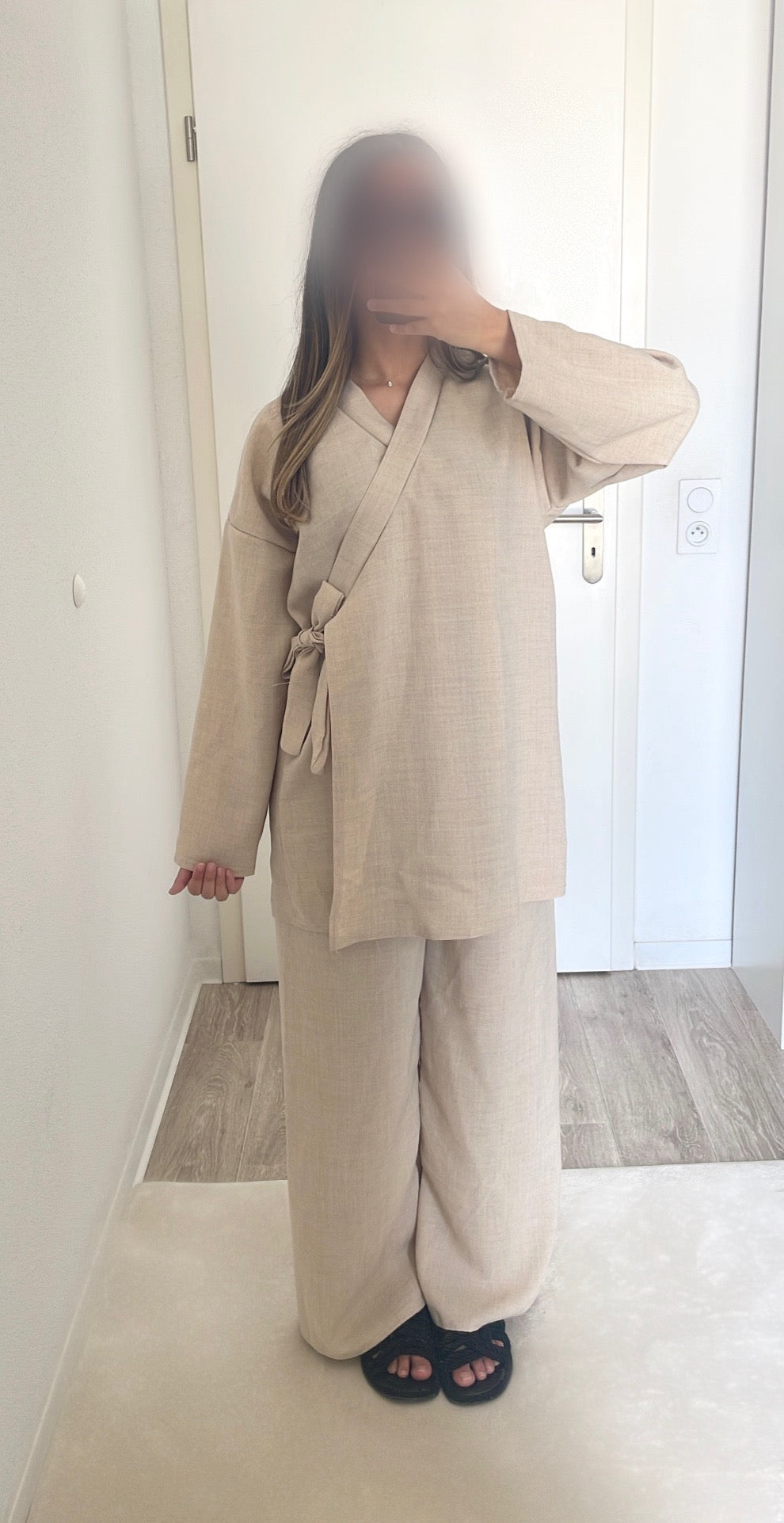 ENSEMBLE OVERSIZE [BEIGE]