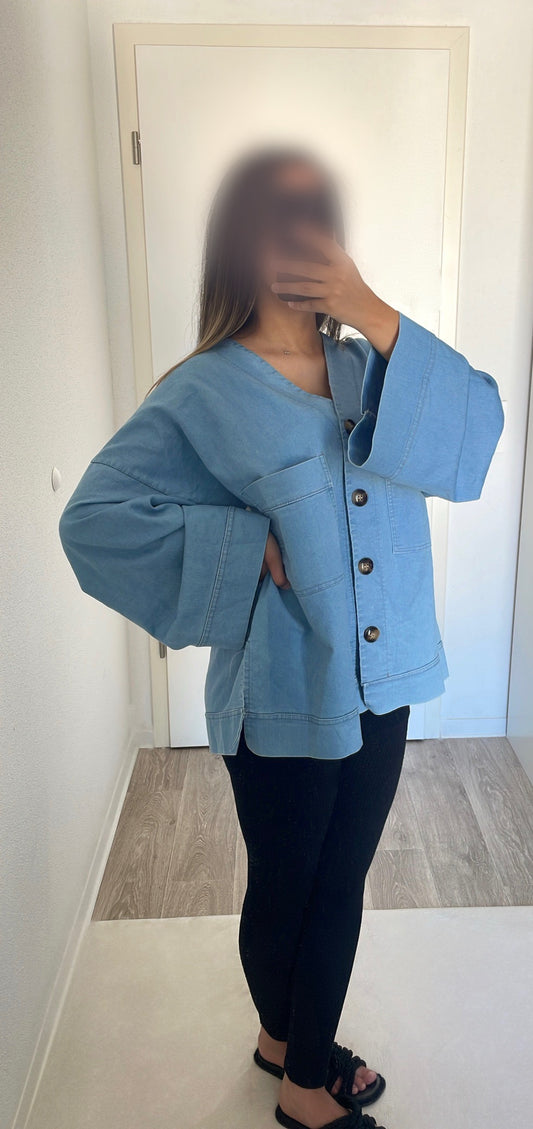 CHEMISE EN JEAN [CLAIR]