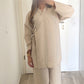 ENSEMBLE OVERSIZE [BEIGE]
