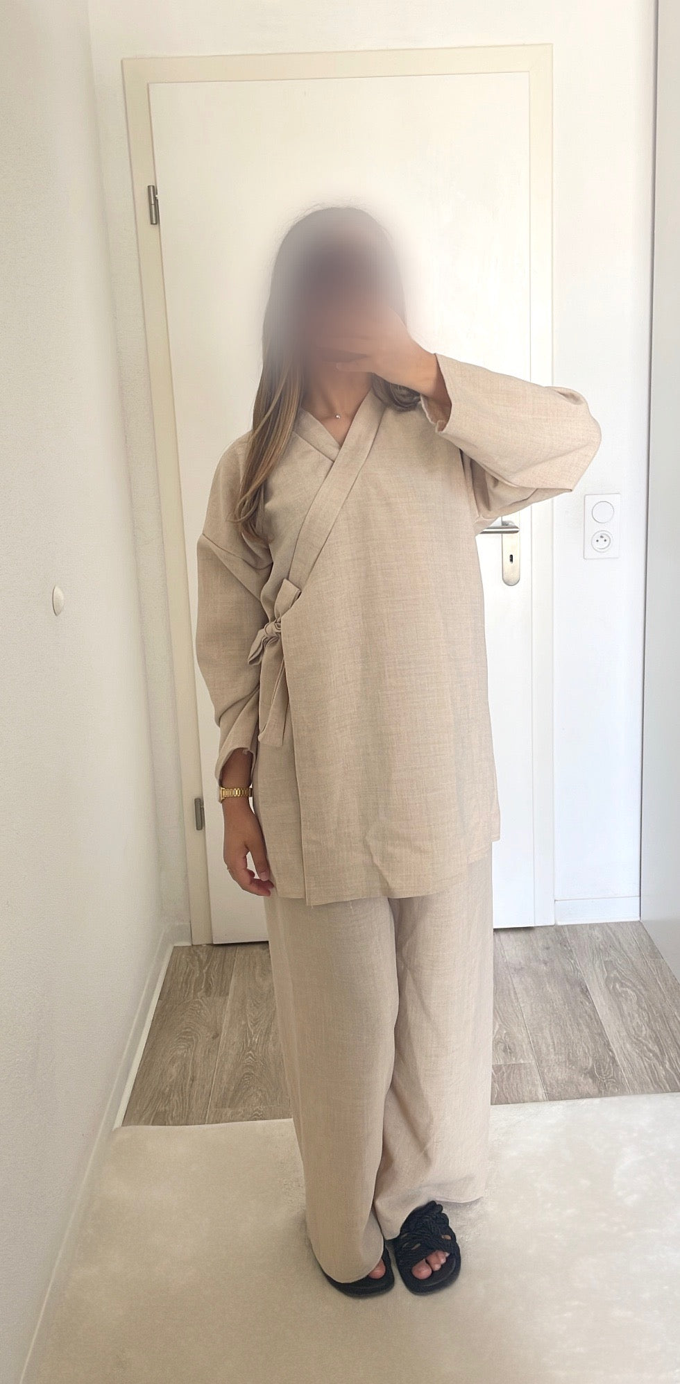 ENSEMBLE OVERSIZE [BEIGE]
