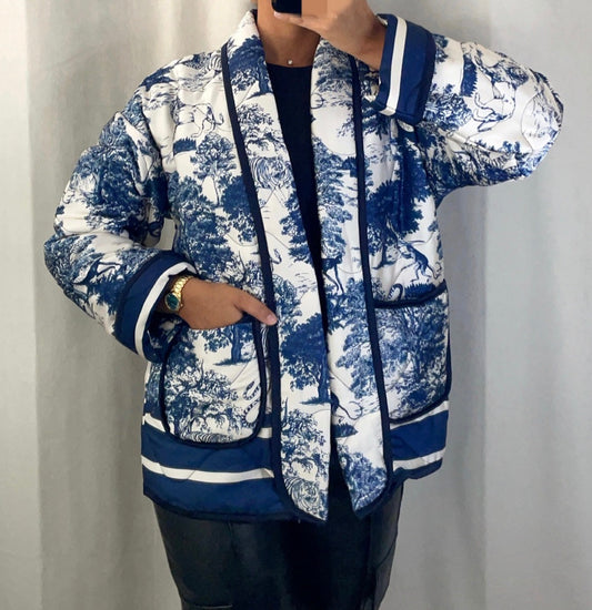 Veste à motifs
