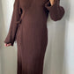 Robe kimono en maille