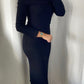 Robe col bateau