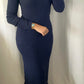 Robe col bateau