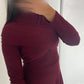 Robe longue - bordeaux