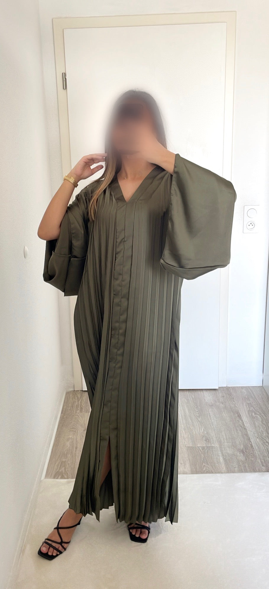Robe plissée