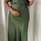 Robe satinée