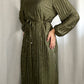 Robe longue kaki