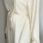 Robe longue écru
