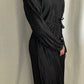 Robe longue noire