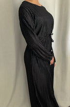 Robe longue noire