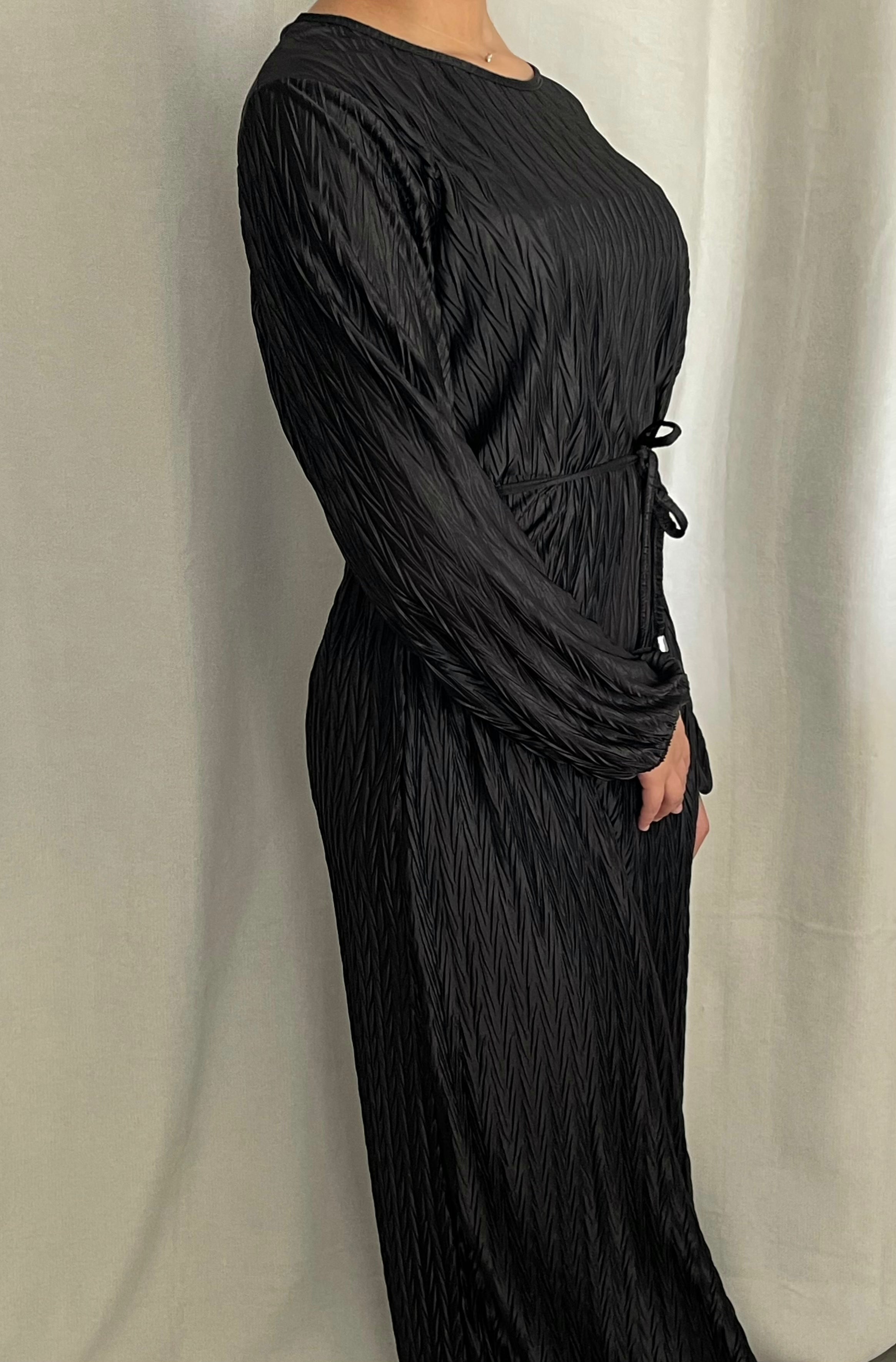 Robe longue noire