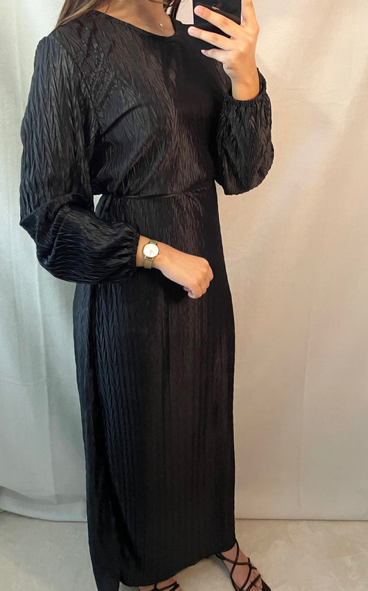 Robe longue noire